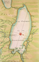 Carte du lac Ontario